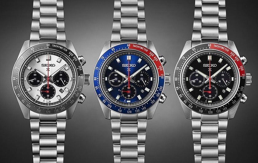  Shop Authentic Seiko Prospex Speedtimer Solar Chronograph Blue Dial Silver Steel Strap Watch for Men - SSC913 - Luxxuri