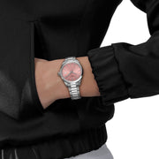 Tissot PR 100 Pink Dial Silver Steel Strap Watch for Women - T150.210.11.331.00