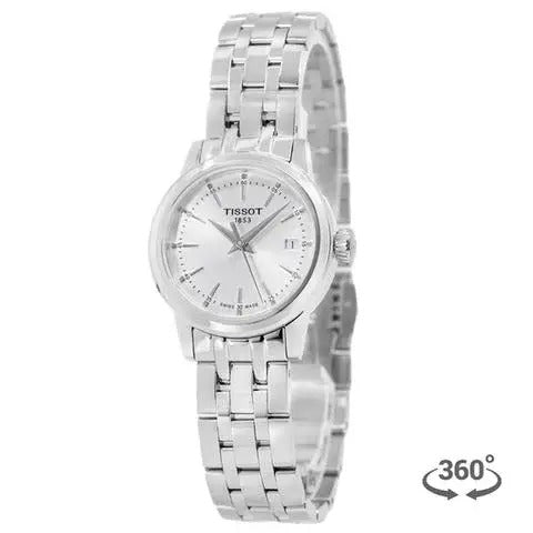 Tissot Bellissima Small Lady Silver Dial Silver Steel Strap Watch for Women - T129.210.11.031.00