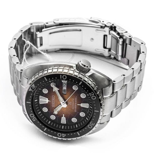 Shop Authentic Seiko Prospex US Special Edition King Turtle Automatic Brown Dial Silver Steel Strap Watch for Men - SRPH55 - Luxxuri