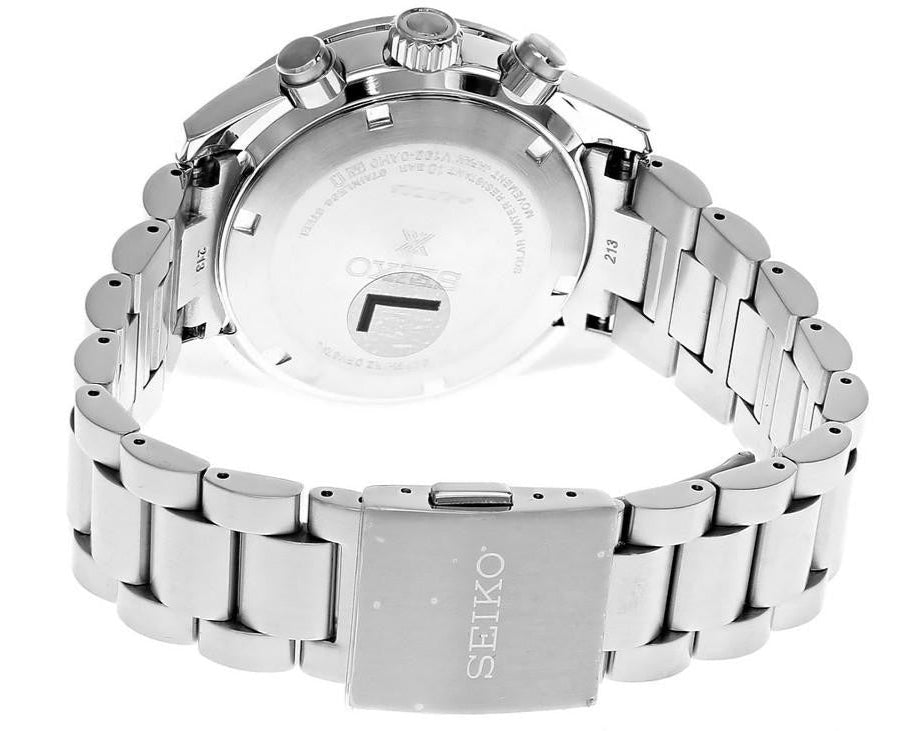  Shop Authentic Seiko Prospex Speedtimer Solar Chronograph Grey Dial Silver Steel Strap Watch for Men - SSC939 - Luxxuri