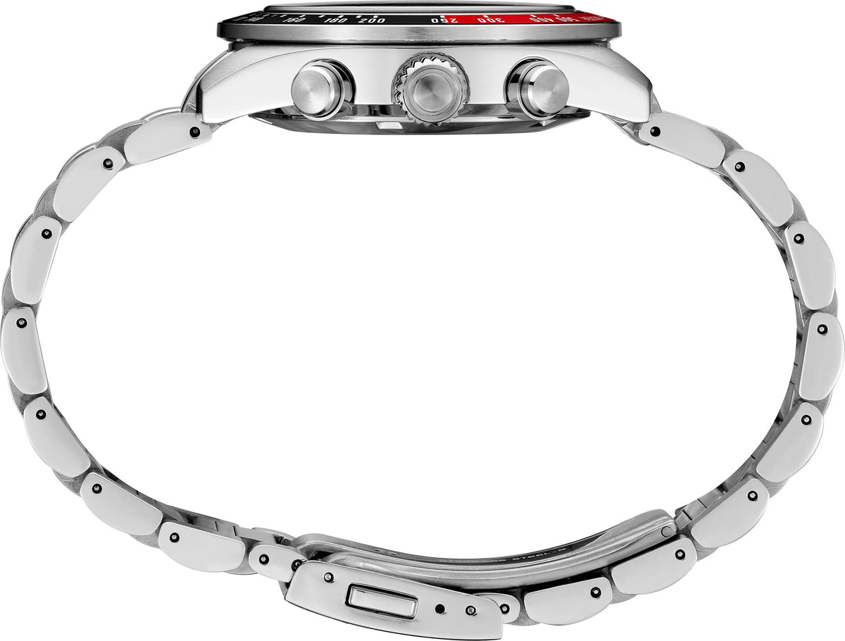  Shop Authentic Seiko Prospex Speedtimer Solar Chronograph Black Dial Silver Steel Strap Watch for Men - SSC915 - Luxxuri