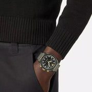  Shop Authentic Versace Greca Dome Chronograph Black Dial Grey Steel Strap Watch for Men - VE6K00623 - Luxxuri