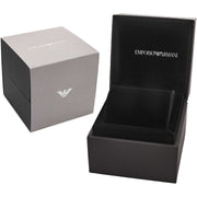  Shop Authentic Emporio Armani Classic Crystals Silver Dial Black Leather Strap Watch for Women - AR11660 - Luxxuri