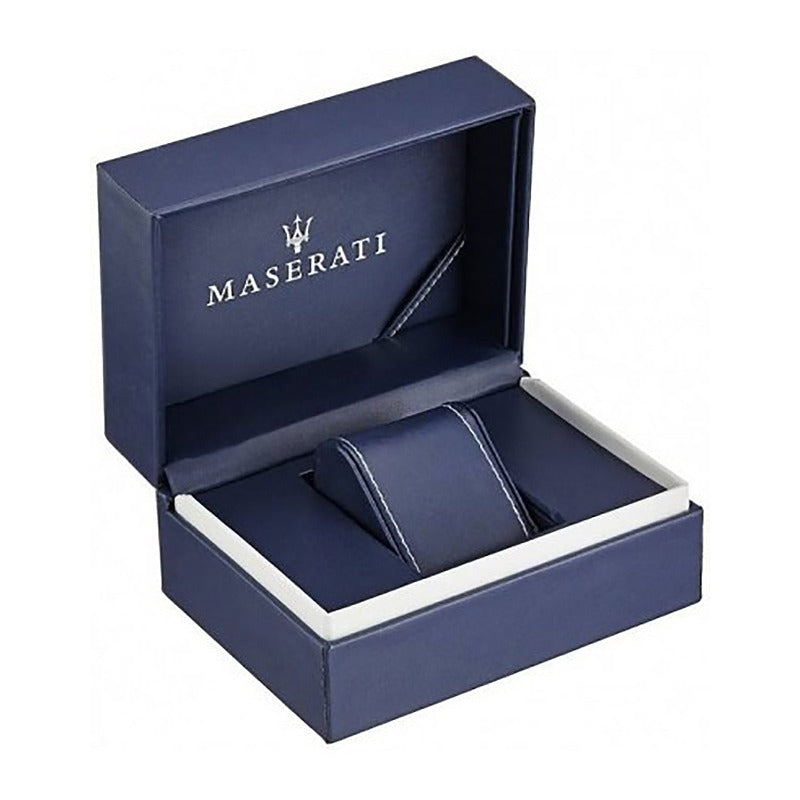 Maserati Competizione Chronograph Green Dial Silver Steel Strap Watch for Men - R8853100044