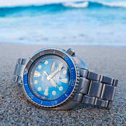  Shop Authentic Seiko Prospex Save The Ocean Diver's Automatic Blue Dial Silver Steel Strap Watch for Men - SRPD21J1 - Luxxuri