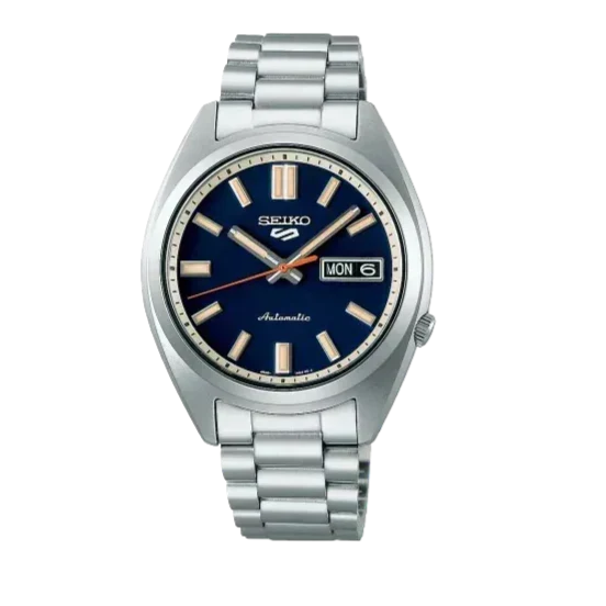  Shop Authentic Seiko 5 Sports SNXS Automatic Blue Dial Silver Steel Strap Watch for Men - SRPK87K1 - Luxxuri