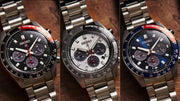  Shop Authentic Seiko Prospex Speedtimer Solar Chronograph Blue Dial Silver Steel Strap Watch for Men - SSC913 - Luxxuri