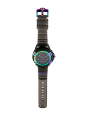  Shop Authentic Versace Icon Active Chronograph Black Dial Grey Silicone Strap Watch for Men - VEZ701022 - Luxxuri