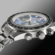  Shop Authentic Seiko Speedtimer Solar US Special Edition Blue Dial Silver Steel Strap Watch for Men - SSC931 - Luxxuri
