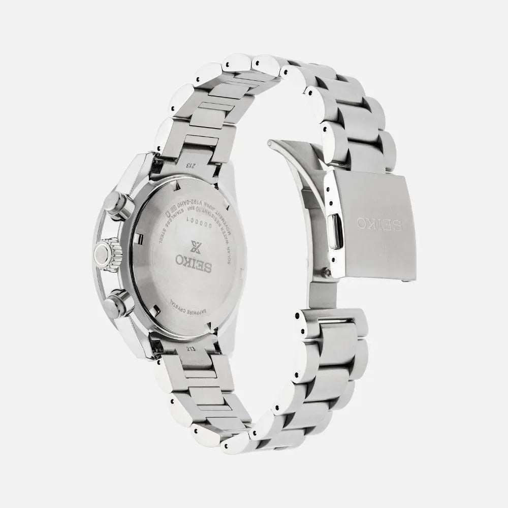  Shop Authentic Seiko Prospex Speedtimer Solar Chronograph Grey Dial Silver Steel Strap Watch for Men - SSC939 - Luxxuri