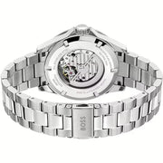  Shop Authentic Hugo Boss Troper Automatic Chronograph Green Dial Silver Steel Strap Watch for Men - 1514200 - Luxxuri