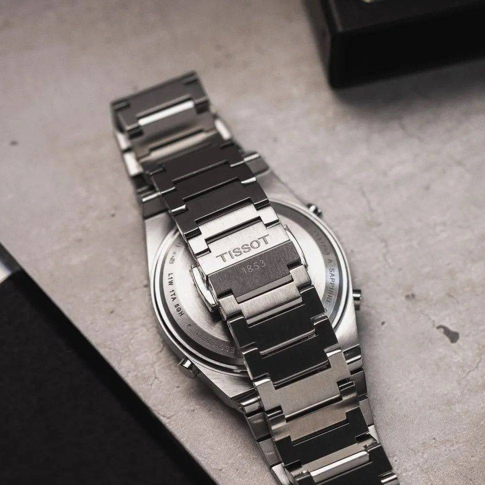 Tissot Digital Quartz Black Dial Silver Steel Strap Watch for Men - T137.463.11.050.00