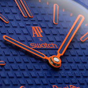 Swatch x AP Royal Pop Blue Dial Lanyard Watch for Men - Orenji Hachi