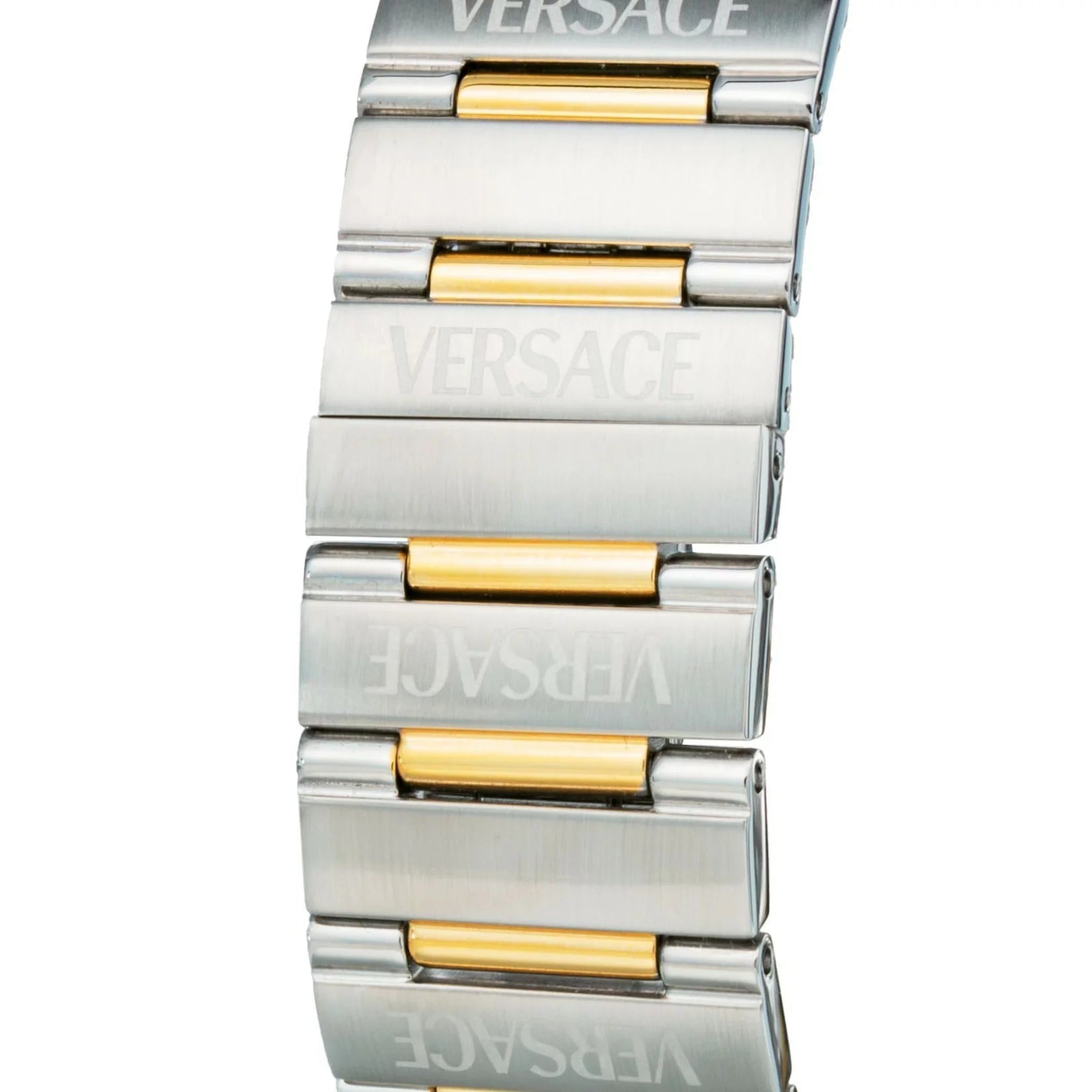 Shop Authentic Versace Greca Logo Diver Quartz Green Dial Two Tone Steel Strap Watch for Men - VE8G00524 - Luxxuri
