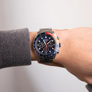  Shop Authentic Seiko Prospex Speedtimer Solar Chronograph Blue Dial Silver Steel Strap Watch for Men - SSC913 - Luxxuri
