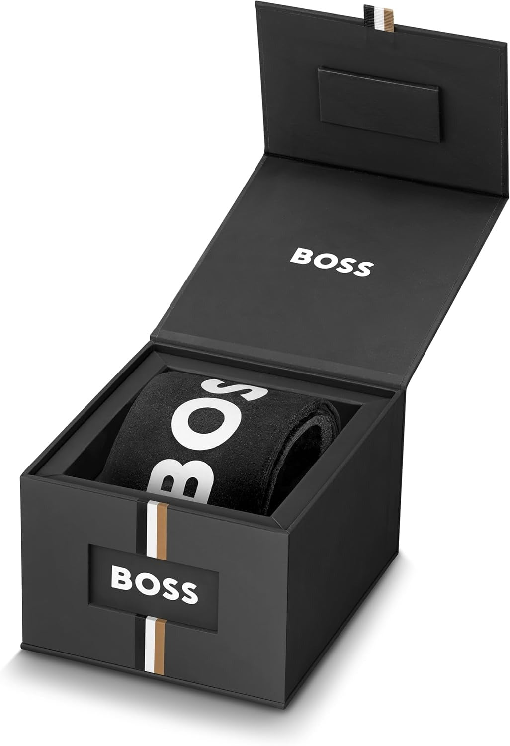 Hugo Boss Grand Tour Chronograph Gold Dial Gold Steel Strap Watch for Women - 1502768
