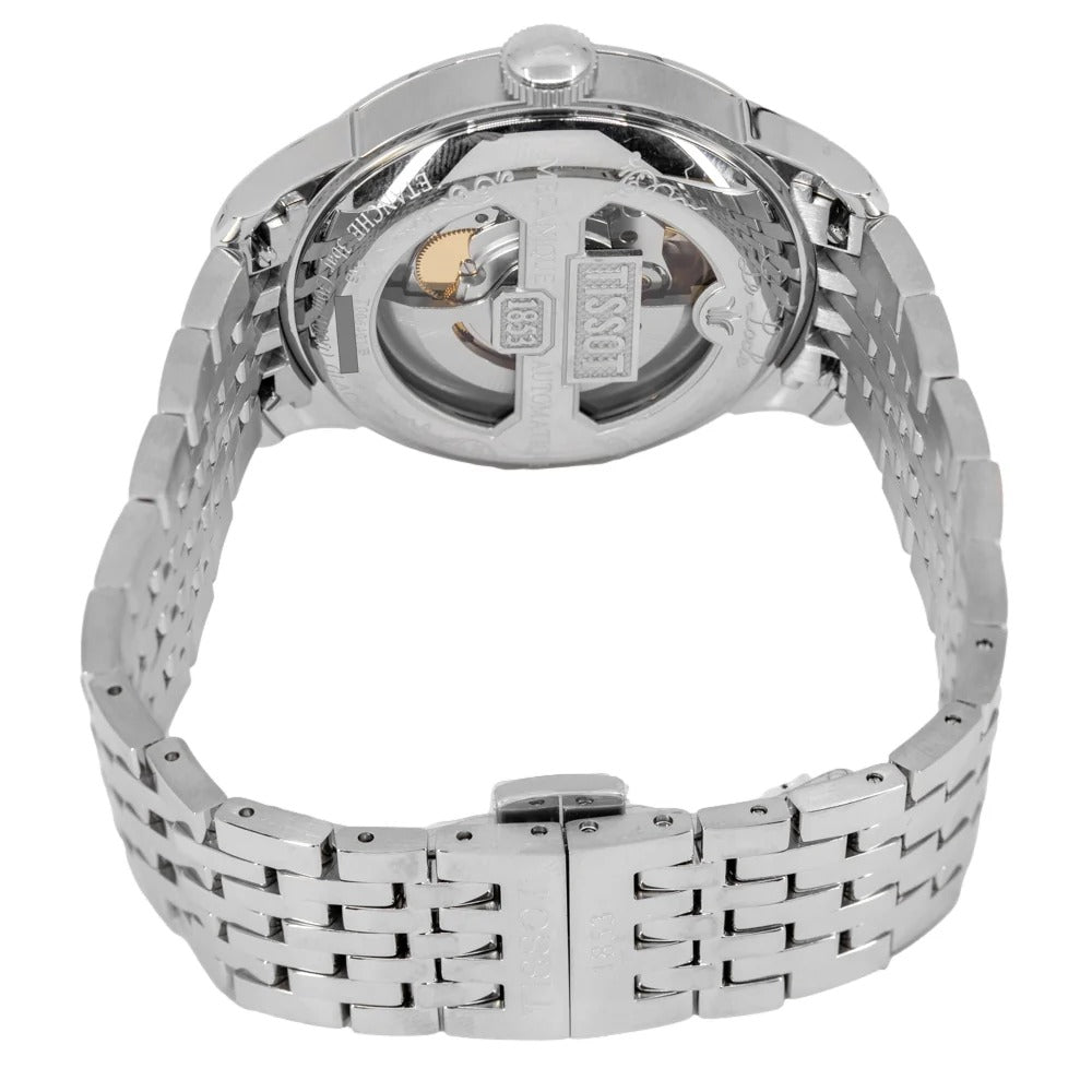 Tissot Le Locle Powermatic 80 Automatic Green Dial Silver Steel Strap Watch for Men - T006.407.11.093.00