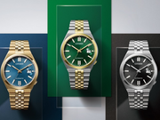 Citizen Tsuyosa 60 Automatic Green Dial Two Tone Steel Strap Watch for Men - NK0024-54X