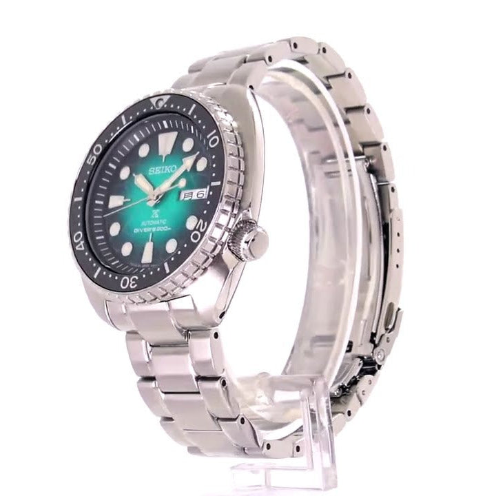  Shop Authentic Seiko US Special Edition Automatic Green Dial Silver Steel Strap Watch for Men - SRPH57 - Luxxuri