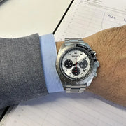  Shop Authentic Seiko Prospex Speedtimer Solar Chronograph Silver Dial Silver Steel Strap Watch for Men - SSC911 - Luxxuri