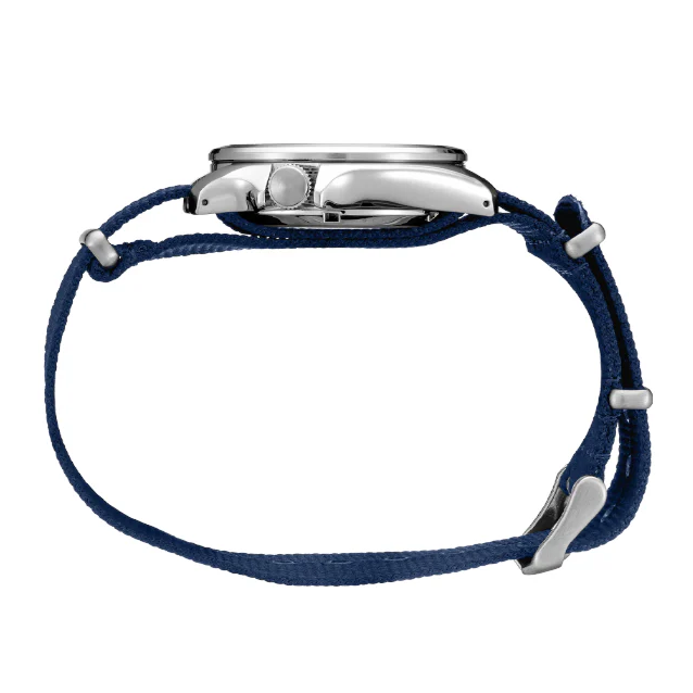 Seiko 5 Sports Automatic Blue Dial Blue Nylon Strap Watch for Men - SRPE63K1