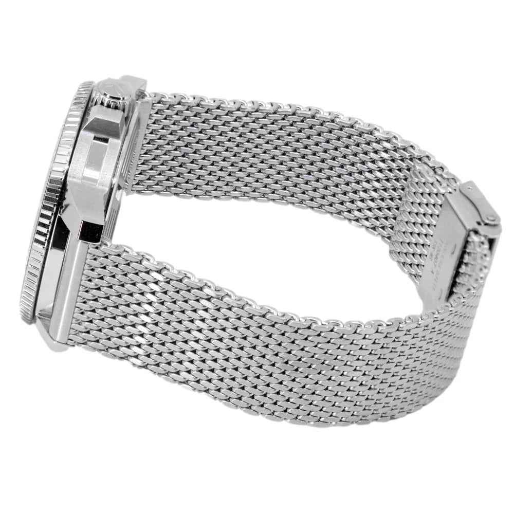 Tissot Seastar 1000 Powermatic 80 Automatic Green Dial Silver Mesh Strap Watch for Men - T120.407.11.091.00