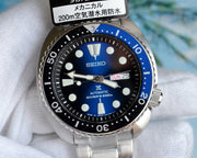  Shop Authentic Seiko Prospex Deep Blue Batman Turtle Diver's Automatic Blue Dial Silver Steel Strap Watch for Men - SRPC25J1 - Luxxuri