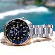  Shop Authentic Seiko Prospex Deep Blue Batman Turtle Diver's Automatic Blue Dial Silver Steel Strap Watch for Men - SRPC25J1 - Luxxuri