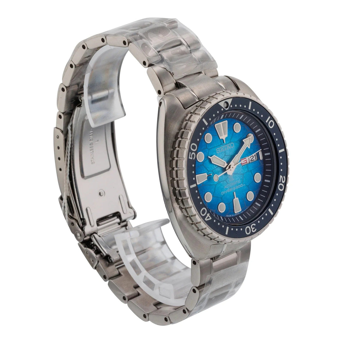  Shop Authentic Seiko Prospex US Special Edition Automatic Blue Dial Silver Steel Strap Watch for Men - SRPH59 - Luxxuri