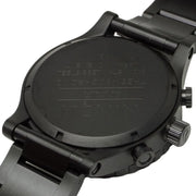 Nixon 51-30 Chronograph Black Dial Black Steel Strap Watch for Men - A083-2298