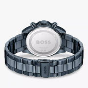 Hugo Boss Hero 2.0 Chronograph Blue Dial Blue Steel Strap Watch for Men - 1514270