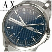  Shop Authentic Armani Exchange Hampton Chronograph Blue Dial Silver Steel Strap Watch For Men - AX2132 - Luxxuri