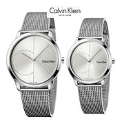  Shop Authentic Calvin Klein Minimal Silver Dial Silver Mesh Bracelet Watch for Men - K3M2112Z - Luxxuri