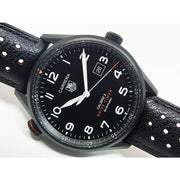  Shop Authentic Tag Heuer Carrera Calibre 5 Drive Timer Black Dial Black Leather Strap Watch for Men - WAR2A80.FC6337 - Luxxuri