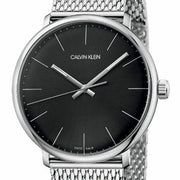  Shop Authentic Calvin Klein High Noon Black Dial Silver Mesh Bracelet Watch for Men - K8M21121 - Luxxuri