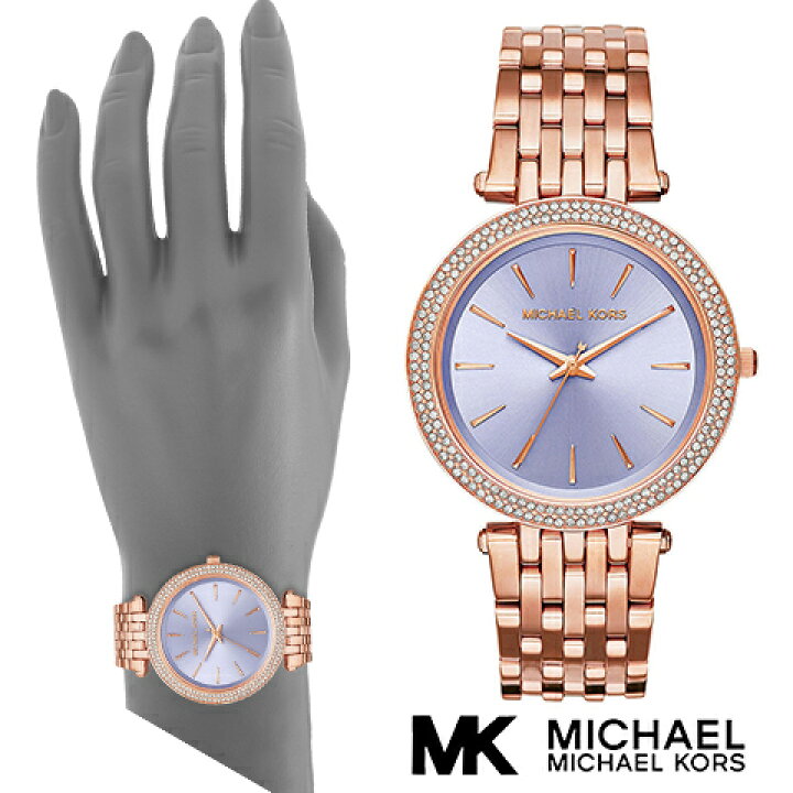  Shop Authentic Michael Kors Darci Purple Dial Rose Gold Steel Strap Watch for Women - MK3400 - Luxxuri