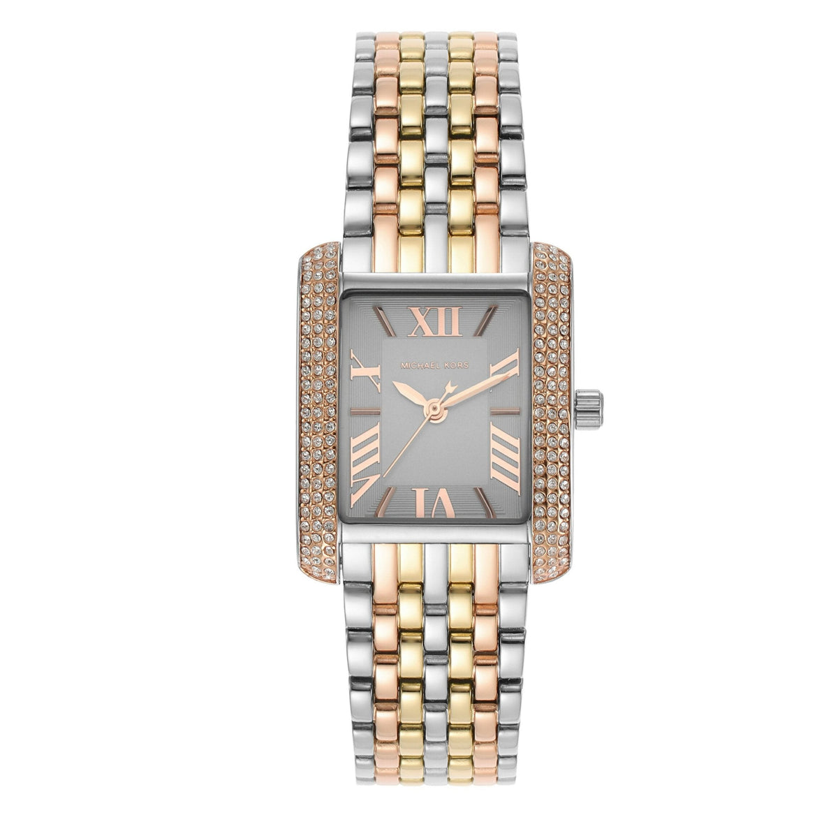  Shop Authentic Michael Kors Emery Three-Hand White Dial Two Tone Steel Strap Watch for Women - MK4744 - Luxxuri