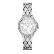  Shop Authentic Michael Kors Camille Pave Crystals Silver Dial Silver Steel Strap Watch for Women - MK4804 - Luxxuri