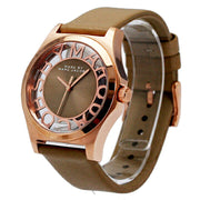  Shop Authentic Marc Jacobs Henry Dinky Skeleton Beige Dial Beige Leather Strap Watch for Women - MBM1245 - Luxxuri