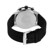 Shop Authentic Emporio Armani Mario Chronograph Blue Dial Black Leather Strap Watch For Men - AR11522 - Luxxuri
