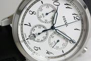  Shop Authentic Fossil Neutra Chronograph White Dial Black Leather Strap Watch for Men - FS6023 - Luxxuri