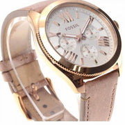  Shop Authentic Fossil Cecile White Dial Beige Leather Strap Watch for Women - AM4532 - Luxxuri