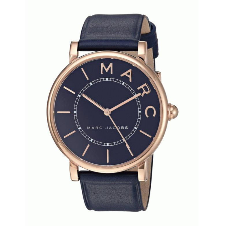  Shop Authentic Marc Jacobs Roxy Navy Blue Dial Blue Leather Strap Watch for Women - MJ1534 - Luxxuri