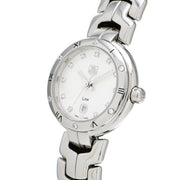  Shop Authentic Tag Heuer Link Diamonds Silver Dial Silver Steel Strap Watch for Women - WAT1413.BA0954 - Luxxuri
