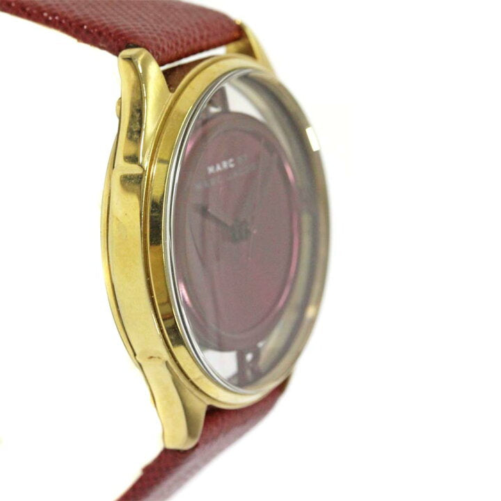  Shop Authentic Marc Jacobs Tether Transparent Red Dial Red Leather Strap Watch for Women - MBM1377 - Luxxuri