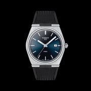  Shop Authentic Tissot PRX Blue Dial Black Rubber Strap Watch For Men - T137.410.17.041.00 - Luxxuri
