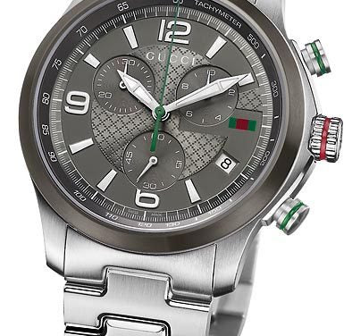  Shop Authentic Gucci G Timeless Chronograph Grey Dial Silver Steel Strap Watch For Men -  YA126238 - Luxxuri
