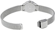  Shop Authentic Calvin Klein Minimal Black Dial Silver Mesh Bracelet Watch for Women - K3M53151 - Luxxuri