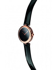 Shop Authentic Gucci Diamantissima Quartz Black Dial Black Leather Strap Watch for Women - YA141401 - Luxxuri